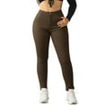thumbnail image 1 of Dasayo Thermal Pants for Women Trendy Bronze High Waist Fleece Lined Plus Size Thick Winter Pants Womens Sweat Pants M, 1 of 9