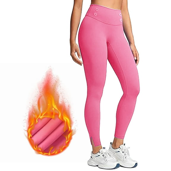 Dasayo Tummy Control Leggings for Women No Front Seam Hot Pink Butt Lifting Slim Fit Leggings Womens Pants XXL