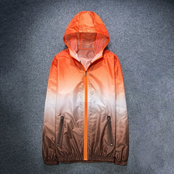 Dasayo UV Protection Womens Sweatshirt Hoodie Long Sleeve Lightweight Gradient Color Hoodies T Shirts for Women XXXL