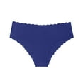 thumbnail image 1 of Dasayo Women's Panties on Blue Thong Seamless Solid G-String Low Waist Cheeky Panty Womens Underpants XS, 1 of 2