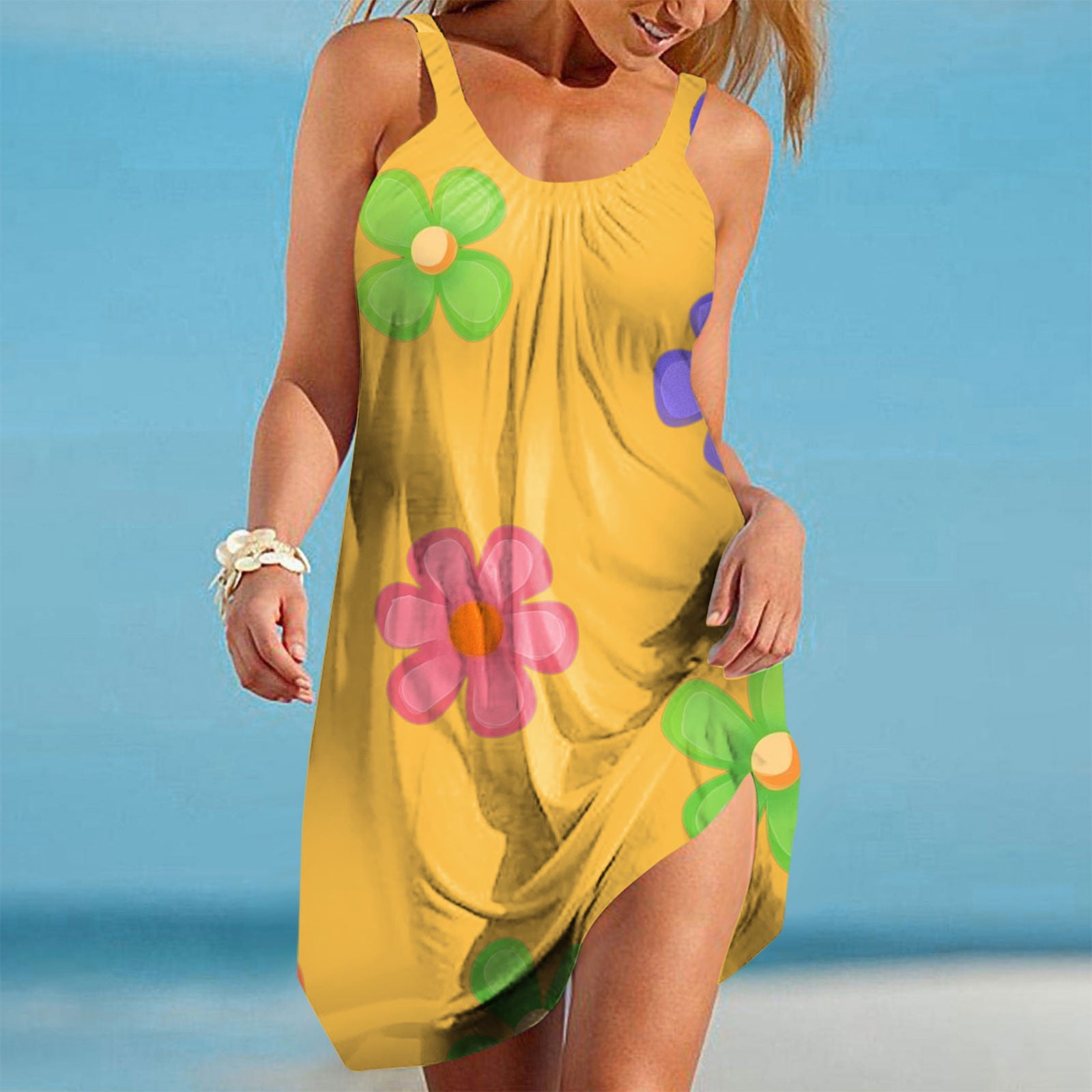 Pretty Yellow Summer Dress main image 1