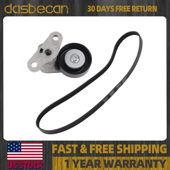 Dasbecan Serpentine A/C Drive Belt Tensioner For Cadillac Chevy Silverado GMC 90K-38159 ACK040378HD 19311139