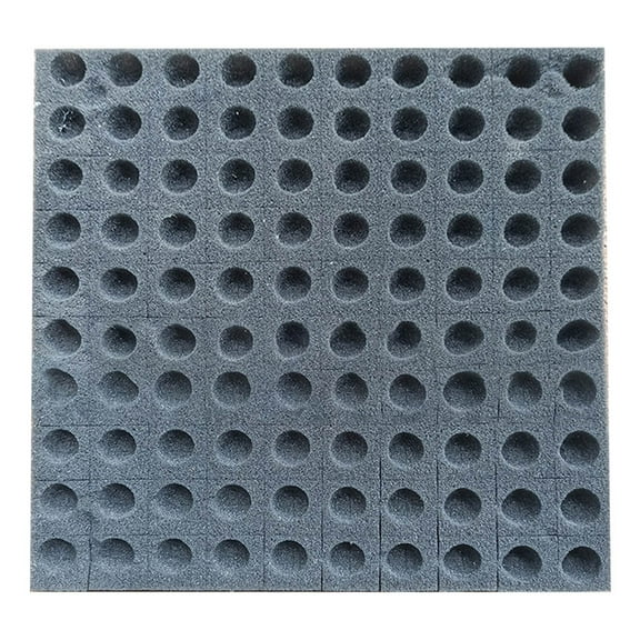 Dasbsug 100Pcs Soilless Hydroponic Sponge Seed Growing Media Cubes Square Seedling Foam