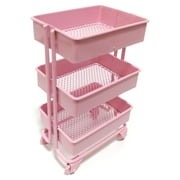Dasbsug 3 Tiers Mini Trolley Storage Rack Collection Accessories Miniature Storage Cart