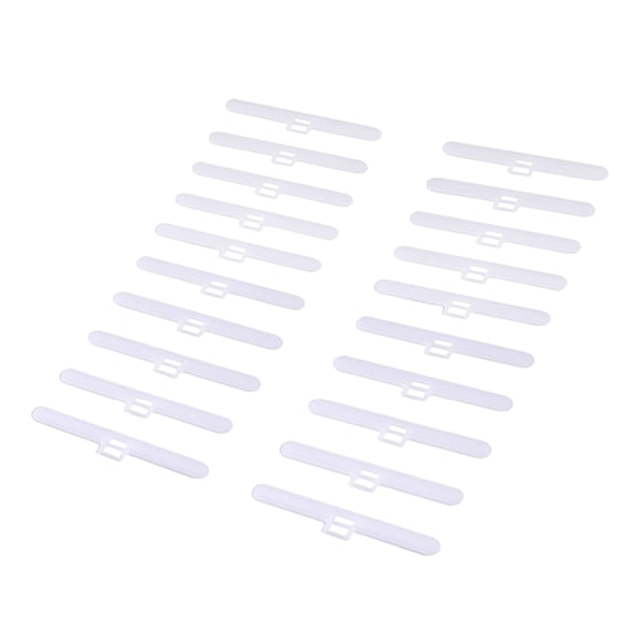 Dasbsug Vertical Blind Clips 20 Pcs Top Hangers Easy Installation Curtain Accessories