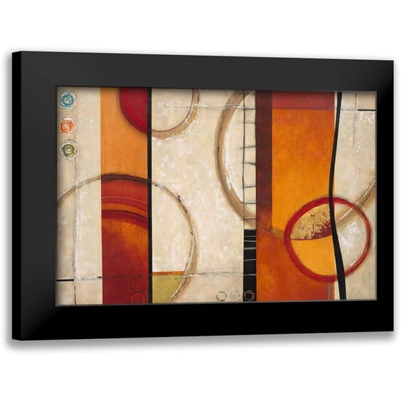 Dascher, Dennis 24x17 Black Modern Framed Museum Art Print Titled - Moon Phases