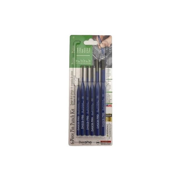 Dasco Pro Pin Punch, 6 Piece 22