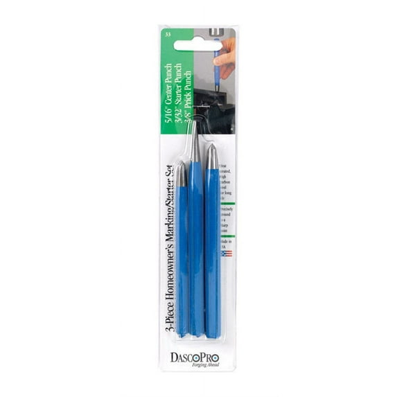 Dasco Pro Starter/Marking Punch, 3 Piece 33