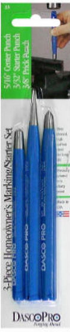 Dasco #33 Stanzer-Set – 3-teilig Für Präzise Metallbearbeitung (Made In USA)