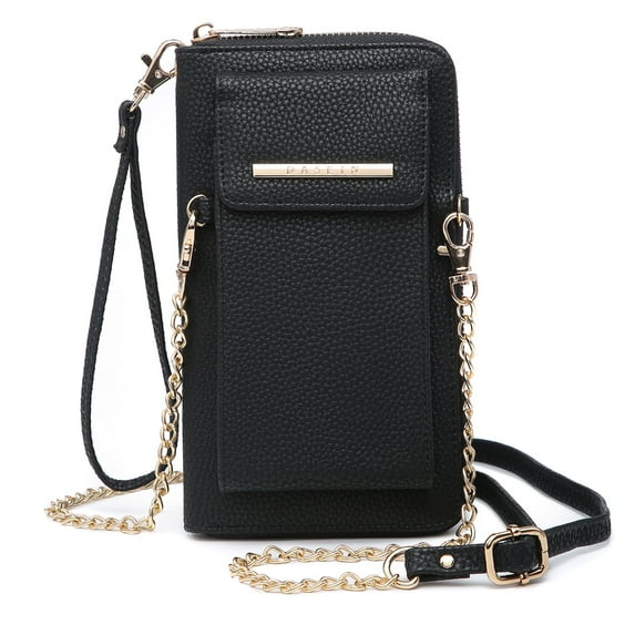 Dasein Cellphone Wallet Purse Phone Pouch Wristlet Clutch Crossbody Shoulder Bag - 12 Slots