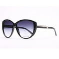 thumbnail image 1 of Dasein Classic Round Sunglasses with Soft Pointy Angles and Side Metallic Accent, 1 of 7