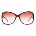 thumbnail image 1 of Dasein Fashion Outlined Sunglasses with Curvy Details, 1 of 8