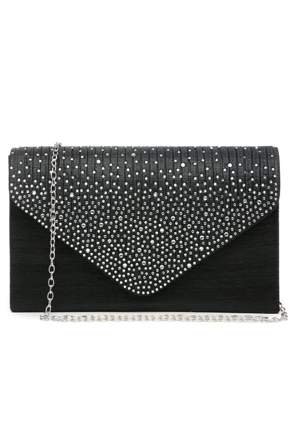 Ladies Frosted Satin Evening Clutch Purse Bag Crossbody Handbags Party Prom Wedding Envelope