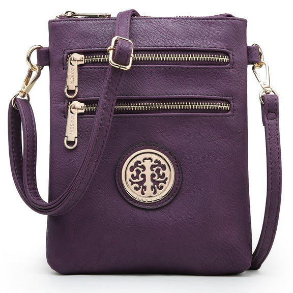 Dasein Medium Crossbody Bags for Women Handbag Lightweight Crossbody Purses with Multi Pockets