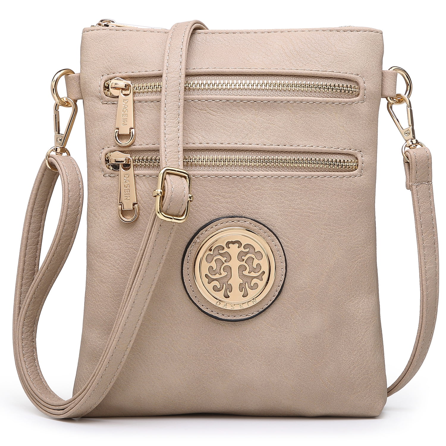 Dasein Medium Crossbody Bags for Women Handbag Lightweight Crossbody Purses with Multi Pockets