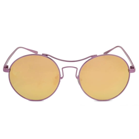 Dasein Retro Round UV400 Double Bridge Polarized Sunglasses