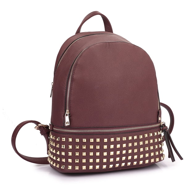 bonetto leather backpack Thin Black Leather Backpack for Men