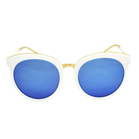 Dasein Vintage Round Sunglasses for Women Classic Retro Designer Style