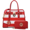 thumbnail image 1 of Dasein Women Handbags Top Handle Satchel Purse Shoulder Bag Briefcase Hobo Bag Set 2Pcs, 1 of 7