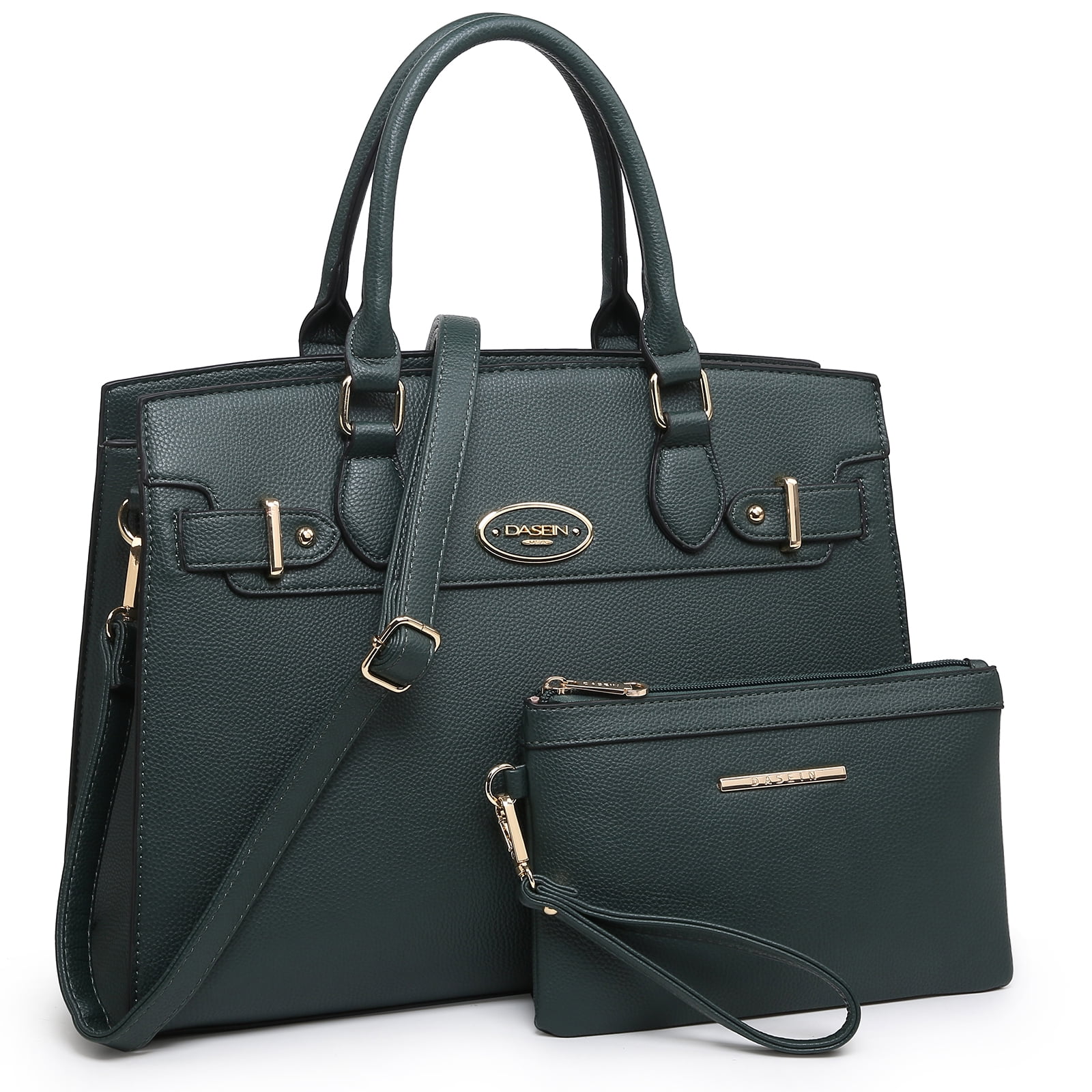 Dasein Women Handbags and Purses Ladies Shoulder Bag Top Handle Satchel Tote Work Bag with Matching Clutch Walmart