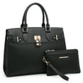 thumbnail image 1 of Dasein Women Handbags and Purses Ladies Shoulder Bag Top Handle Satchel Tote Work Bag with Matching Clutch, 1 of 9