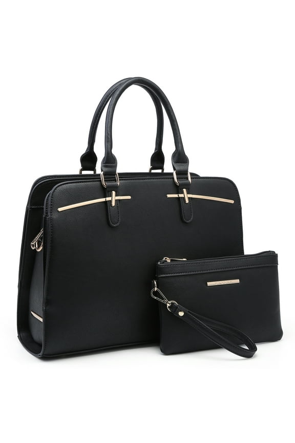 Women Satchel Handbags Shoulder Purses Totes Top Handle Bags With Matching Wallet