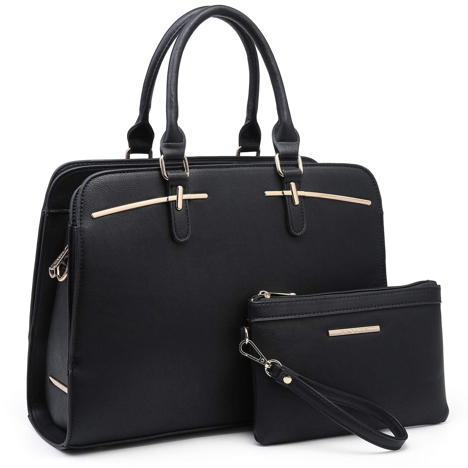 Dasein Women Satchel Handbags Shoulder Purses Totes Top Handle Work Bags with 3 Compartments Walmart Business Supplies