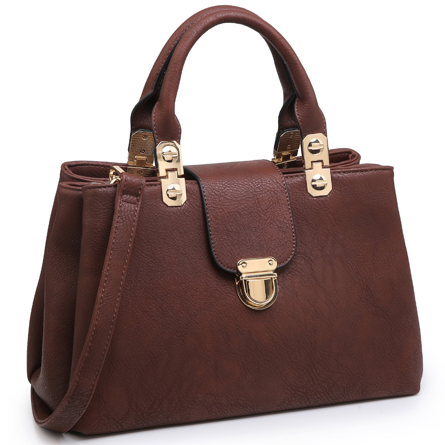 Dasein Women Satchel Handbags Top Handle Purse Medium Tote Bag Vegan  Leather Shoulder Bag