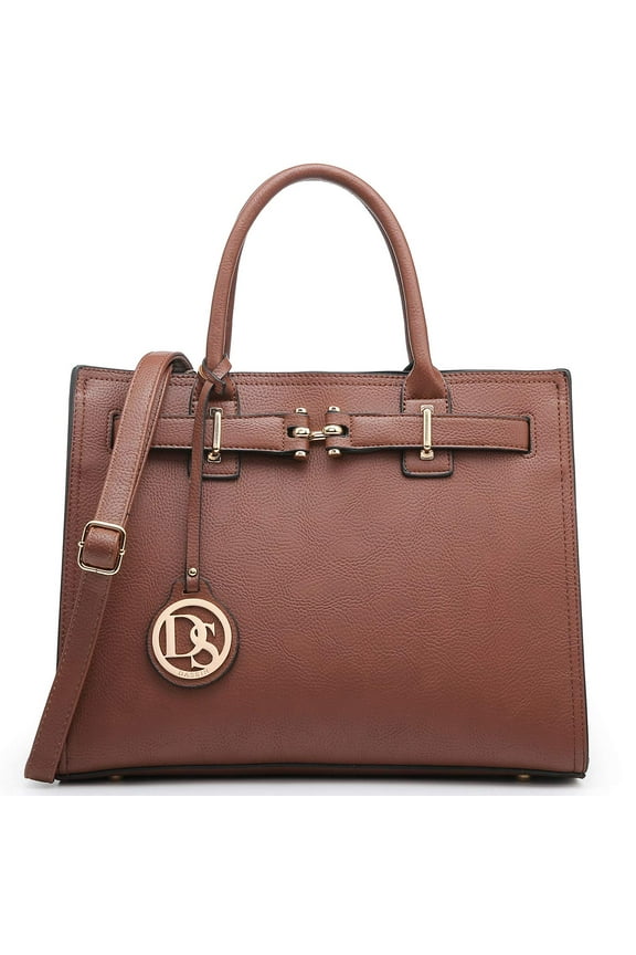 Women Satchel Purses Handbags Belted top-Handle Work Tote Shoulder Bags with Long Strap