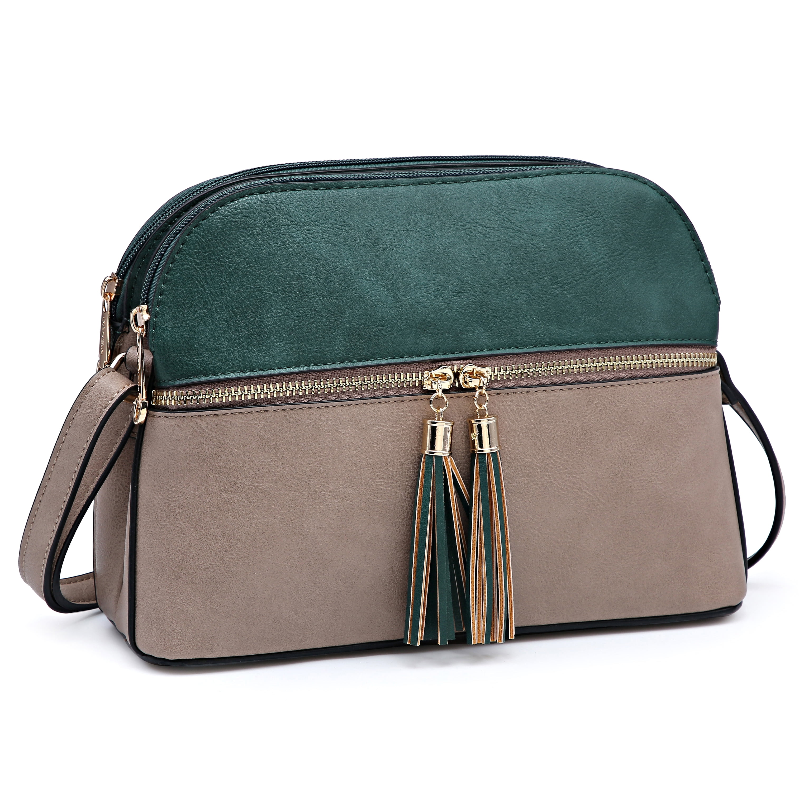 Women Tassel Zipper Pocket Crossbody Bag Shoulder Purse Fashion Travel Dasein Women Tassel Zipper Pocket Crossbody Bag Shoulder  main image 4
