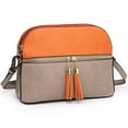 thumbnail image 1 of Dasein Women Tassel Zipper Pocket Crossbody Bag Shoulder Purse Fashion Travel Bag with Multi Pockets, 1 of 7