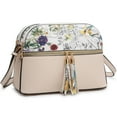 thumbnail image 1 of Dasein Women Tassel Zipper Pocket Crossbody Bag Shoulder Purse Fashion Travel Bag with Multi Pockets, 1 of 8