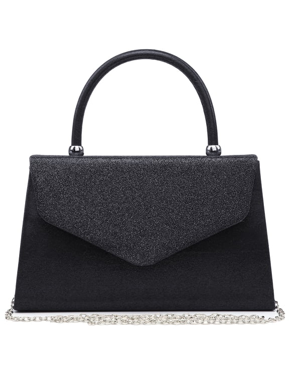 Women's Evening Bag Party Clutches Wedding Purses Cocktail Prom Handbags with Frosted Glittering