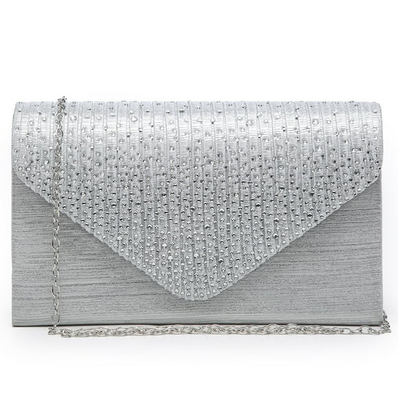 Dasein Women's Evening Bags Envelope Handbag Party Prom Clutch Purse Shoulder Cross Body Bag