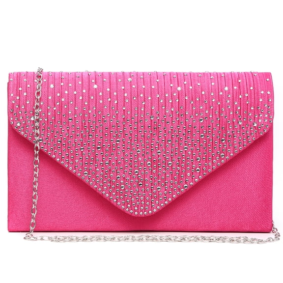 Dasein Women's Evening Bags Envelope Handbag Party Prom Clutch Purse Shoulder Cross Body Bag