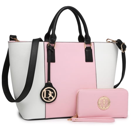 DASEIN WOMEN’S HANDBAGS PURSES LARGE TOTE SHOULDER BAG...