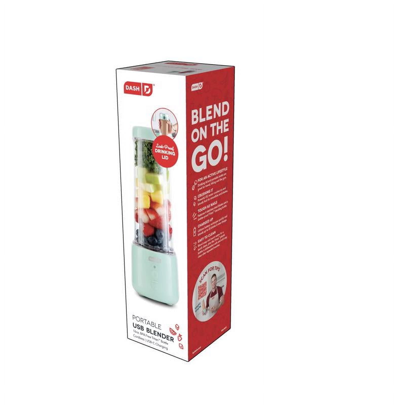 Dash 16oz Portable Rechargeable Blender with Sport Cap