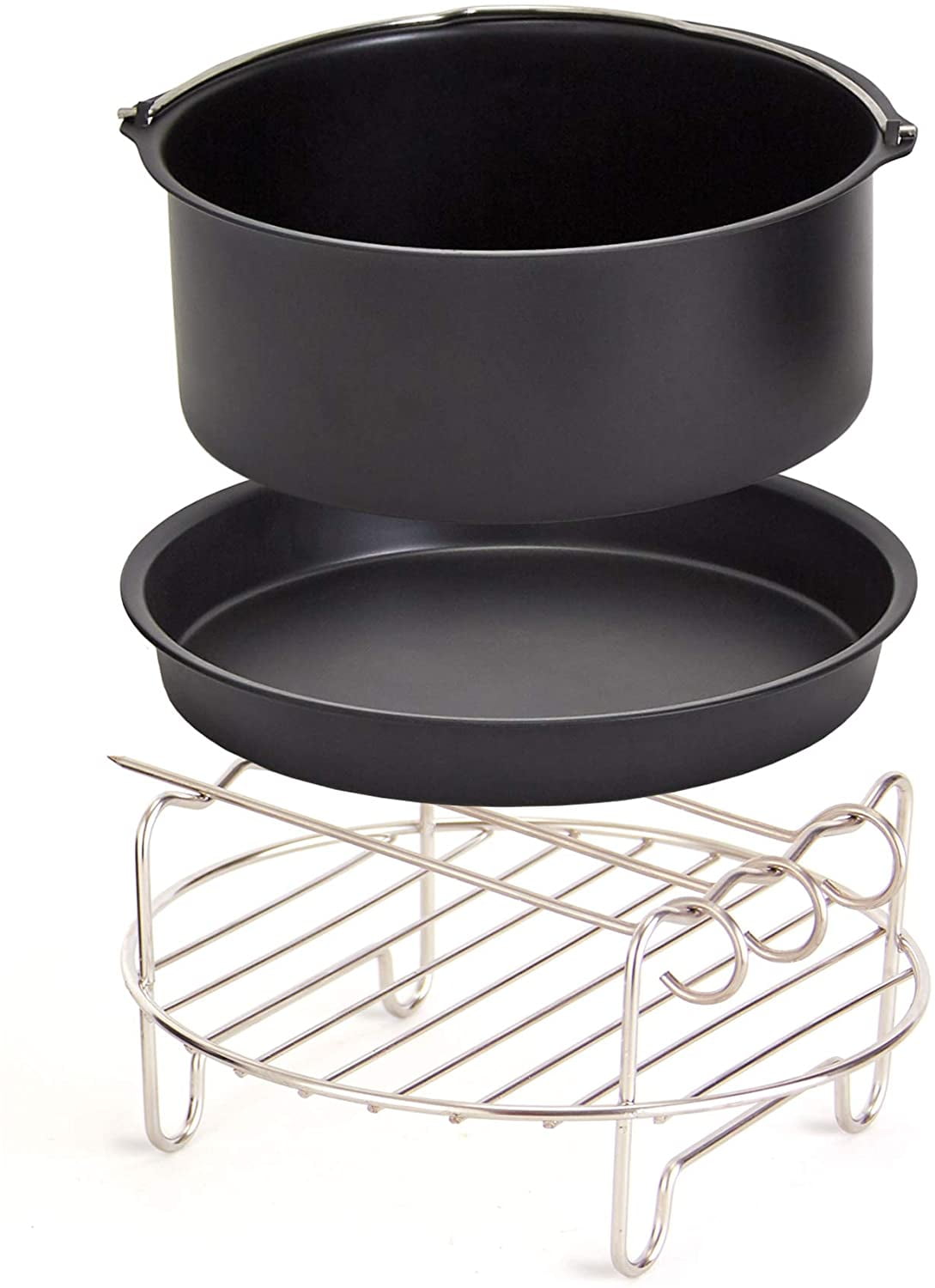 Dash 3-Piece Compact Air Fryer Accessory Kit 2 Quart Deep Dish Baking Pan