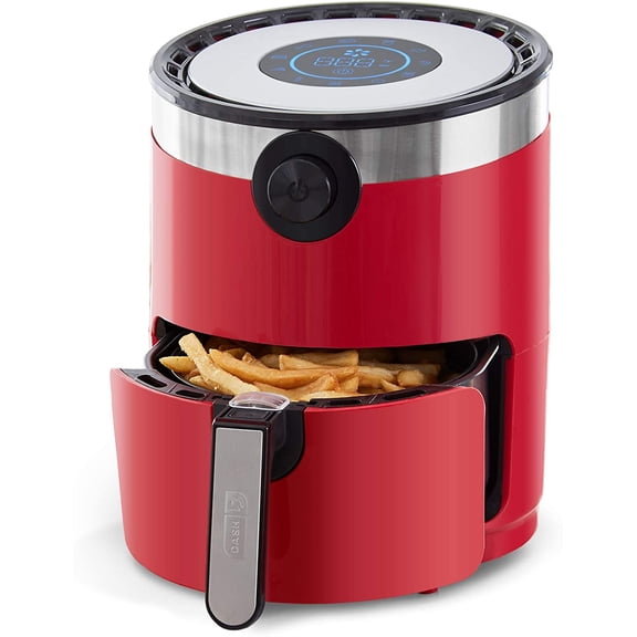 Dash Aircrisp Pro Digital Air Fryer + Oven Cooker with Digital Display - Red