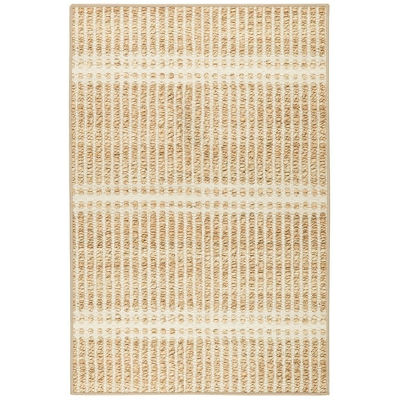 Dash & Albert Arbor Machine Washable Rug, 4' x 6', Natural