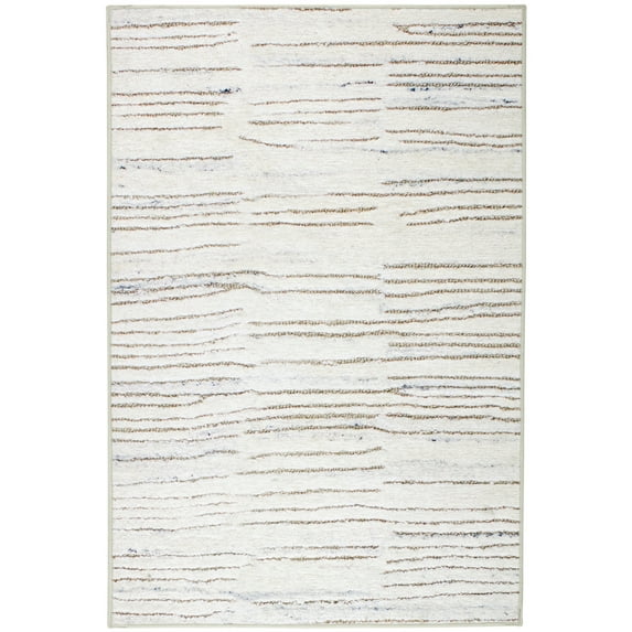 Dash & Albert Avery Machine Washable Rug, 3' x 5', Oatmeal