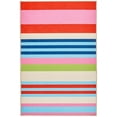 thumbnail image 1 of Dash & Albert Beach Stripe Machine Washable Rug, 4' x 6', Multi, 1 of 7