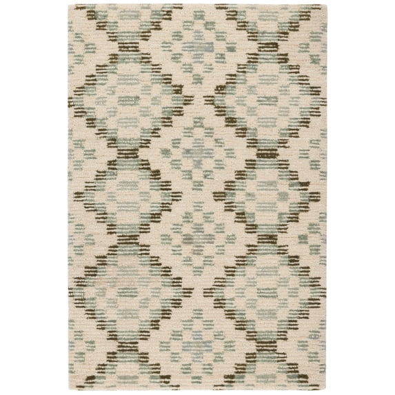 Dash & Albert Diamond Cove Hand Tufted Wool Rug, 8' x 10', Green