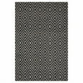 thumbnail image 1 of Dash & Albert Diamond Handwoven Indoor/Outdoor Rug, 4' x 6', Platinum/White, 1 of 6