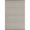 thumbnail image 1 of Dash & Albert Diamond Handwoven Indoor/Outdoor Rug, 8' x 10', Fieldstone/Ivory, 1 of 6