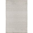 thumbnail image 1 of Dash & Albert Diamond Handwoven Indoor/Outdoor Rug, 9' x 12', Platinum/White, 1 of 6