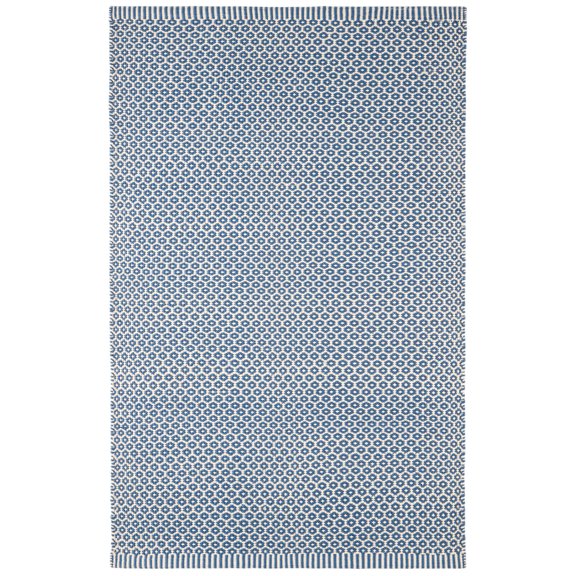 Dash & Albert Finn Handwoven Indoor/Outdoor Rug, 2' x 3', Denim
