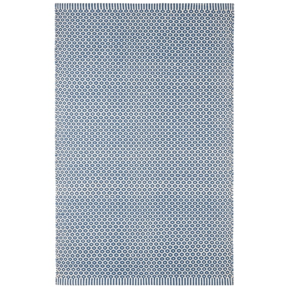 Dash & Albert Finn Handwoven Indoor/Outdoor Rug, 3' x 5', Denim
