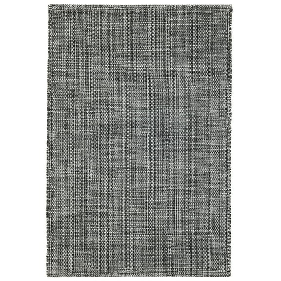 Dash & Albert Fusion Handwoven Indoor/Outdoor Rug, 2' x 3', Black