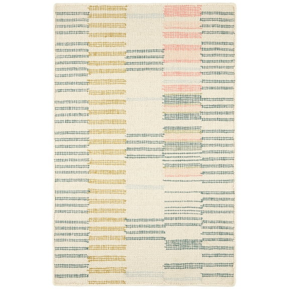 Dash & Albert Gemma Hand Loom Knotted Cotton Rug, 2' x 3', Juniper